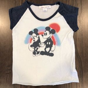 Rare Disney Gap Junk Food Girls Top Size 5 cute